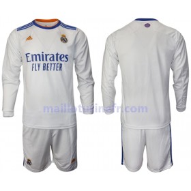 Maillot de Foot Real Madrid Domicile 2021-22 Manches Longues - Enfant